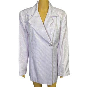 GMI Womens Plus Size 16W‎ Light Purple Beaded Suit Jacket Blazer